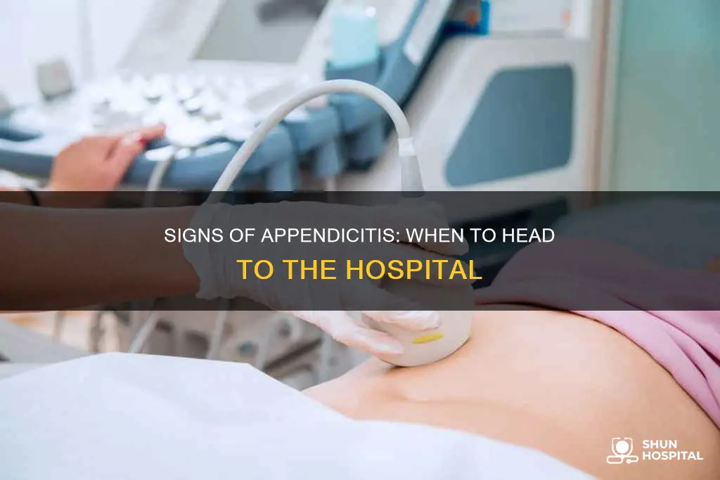 how to check for appendicitis at hospital