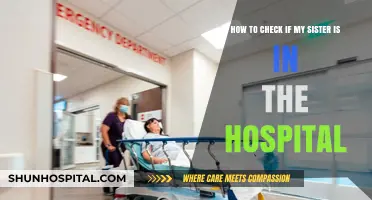 Finding Your Sister: Steps to Verify Hospital Admission Quickly