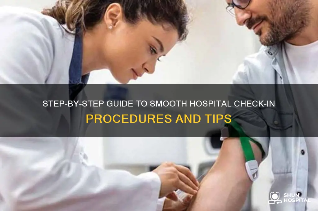 how to check in hospital