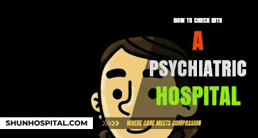 Seeking Psychiatric Help: Checking into a Hospital