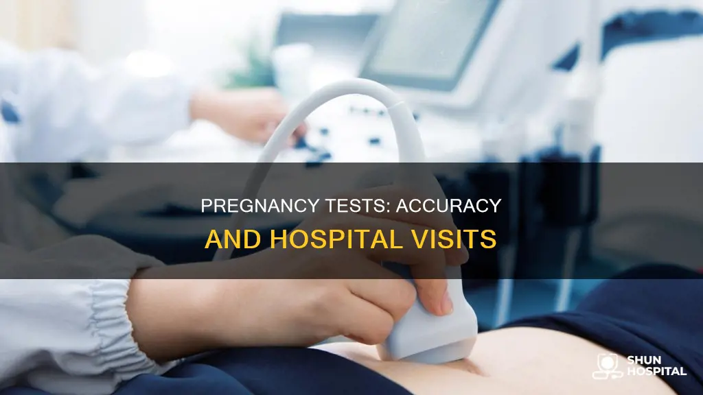 how to check pregnancy test in hospital