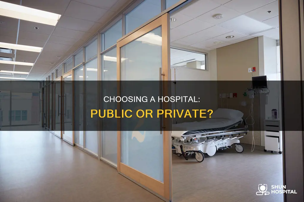 how to check public or private hospital