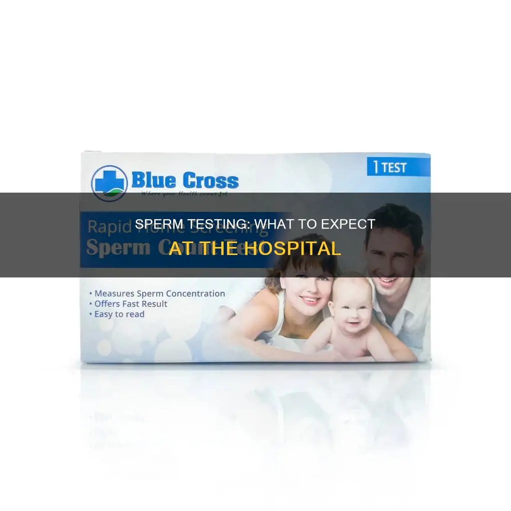how to check sperm count in hospital