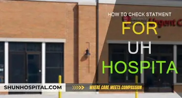 UH Hospitals: How to Check Your Statement
