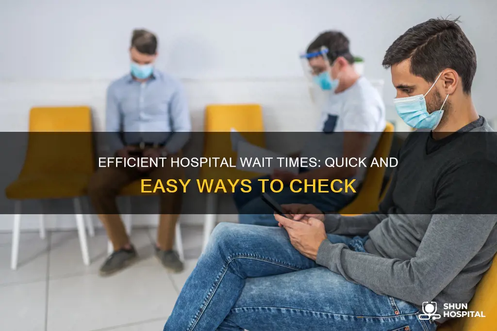 how to check wait times at hospital