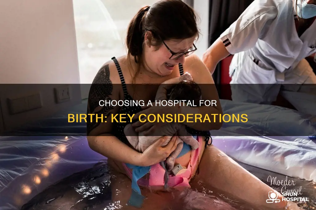 how to choose a hospital for birth