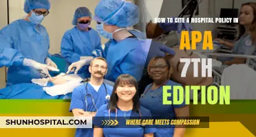 Citing Hospital Policies in APA 7th Edition: A Comprehensive Guide