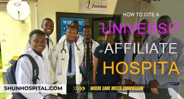 Citing University-Affiliated Hospitals: A Quick Guide