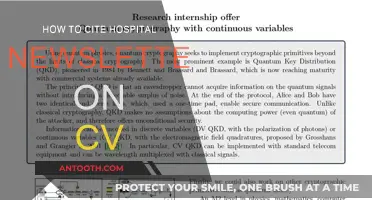 Citing Hospital Newsletters: Enhancing Your CV