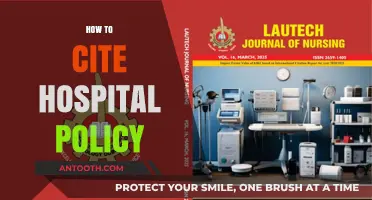 Mastering Citations: A Guide to Properly Citing Hospital Policies