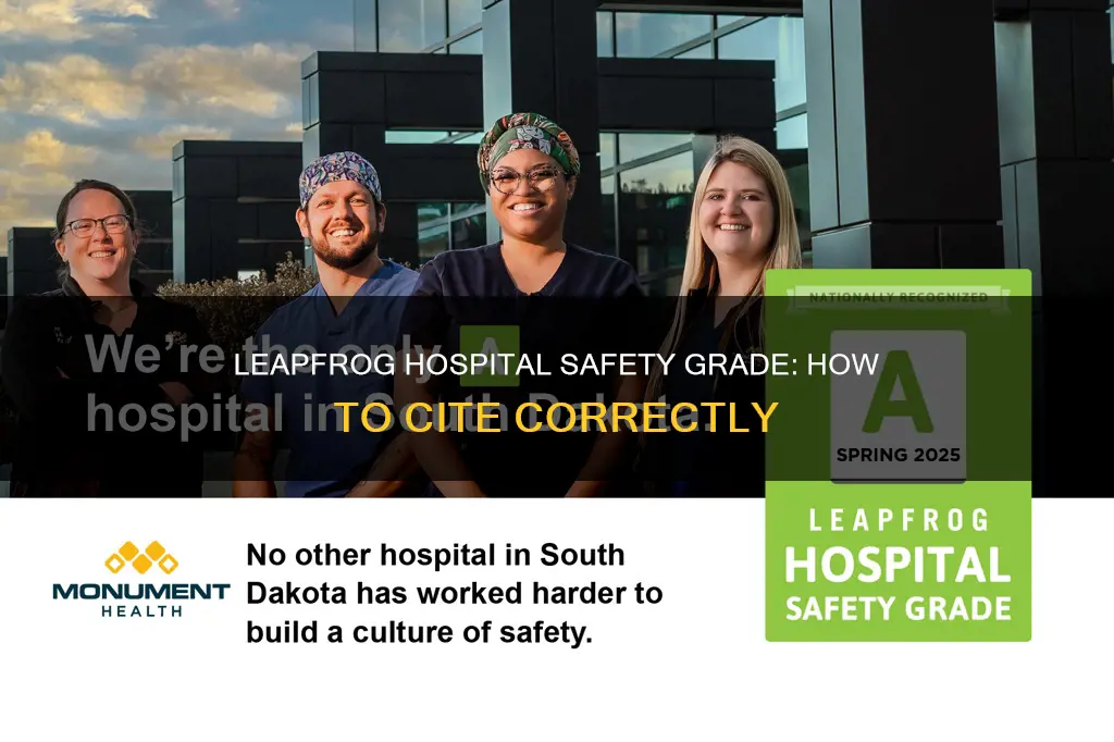 how to cite leapfrog hospital safety grade