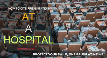 Citing Hospital Presentations: A Quick Guide