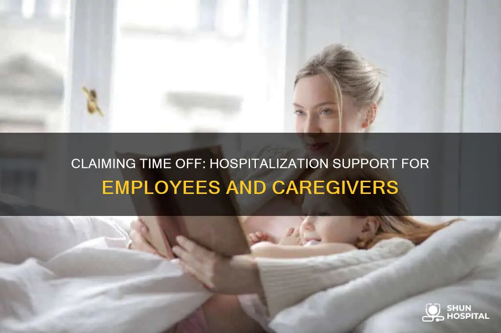 how to claim time if recipient into the hospital