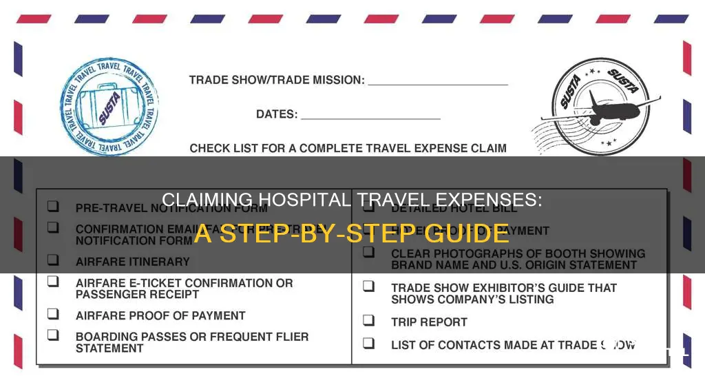 how to claim travel expenses to hospital