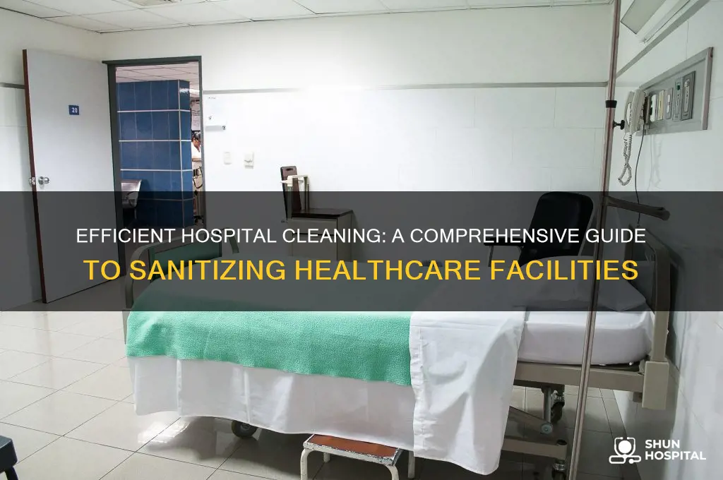 how to clean a hospital