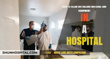 Safe Hospital Cleaning: Effective Biohazard Material and Equipment Decontamination Guide