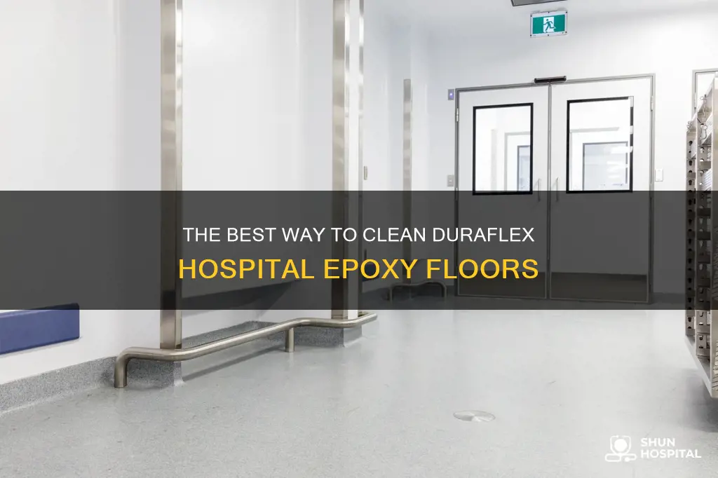 how to clean duraflex hospital epoxy floors