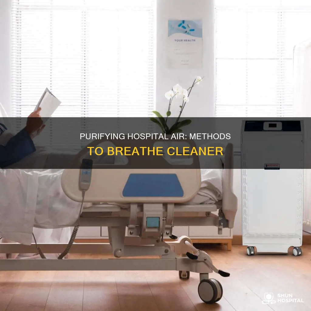 how to clean the air in hospitals