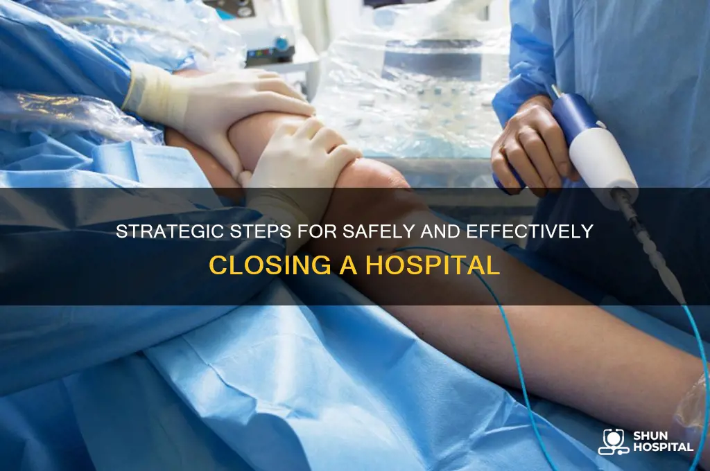how to close a hospital