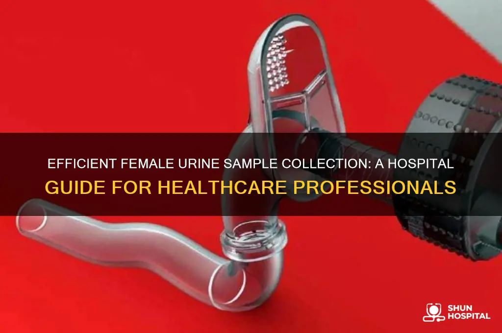 how to collect a female urine sample in hospital