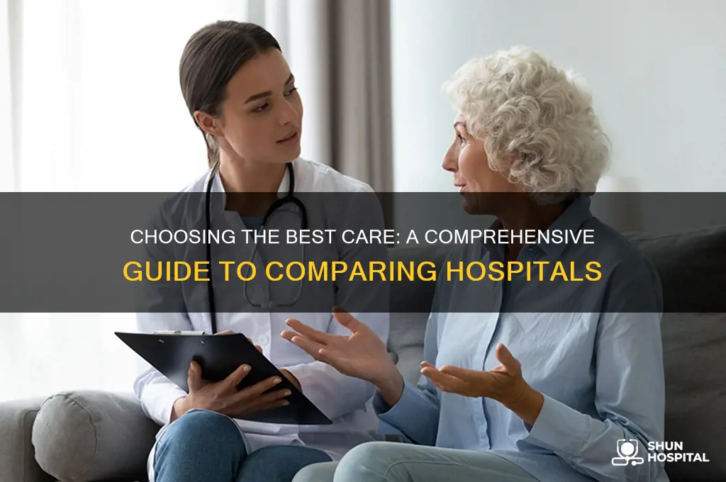how to compare hospitals