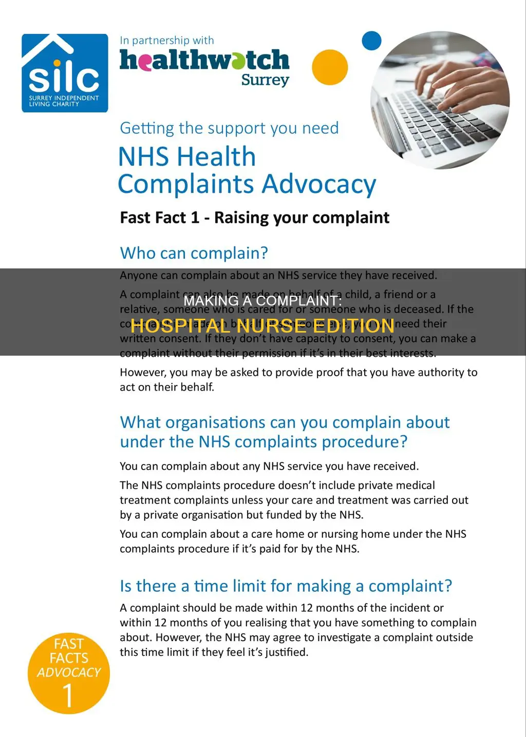 how to complain about a hospital nurse