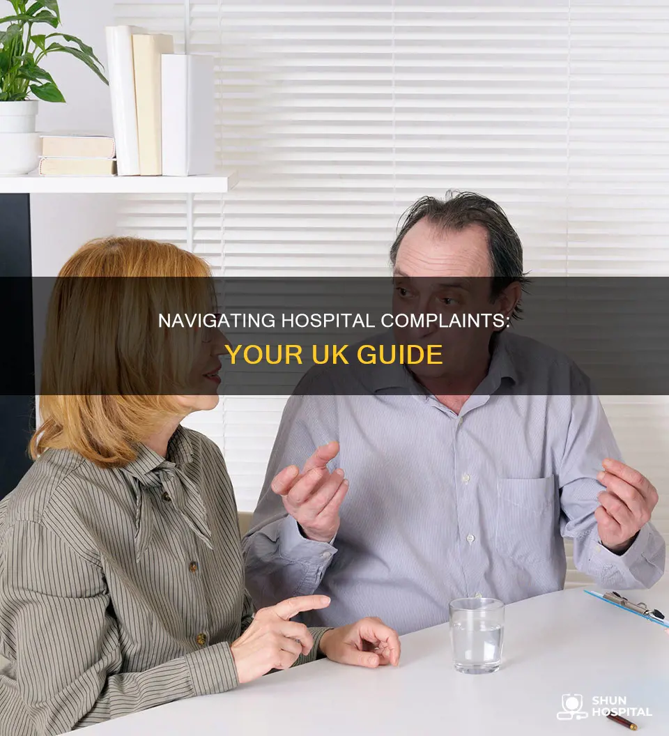 how to complain about a hospital uk