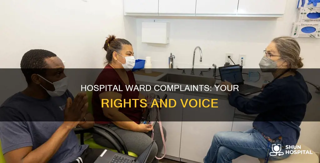 how to complain about a hospital ward