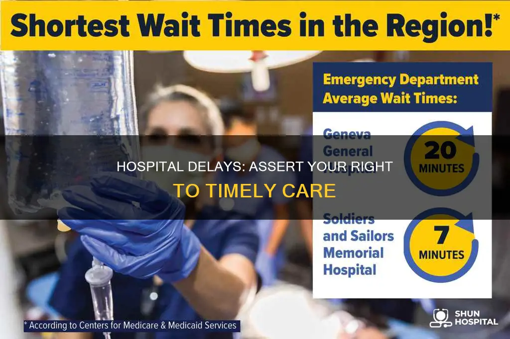 how to complain about hospital waiting times
