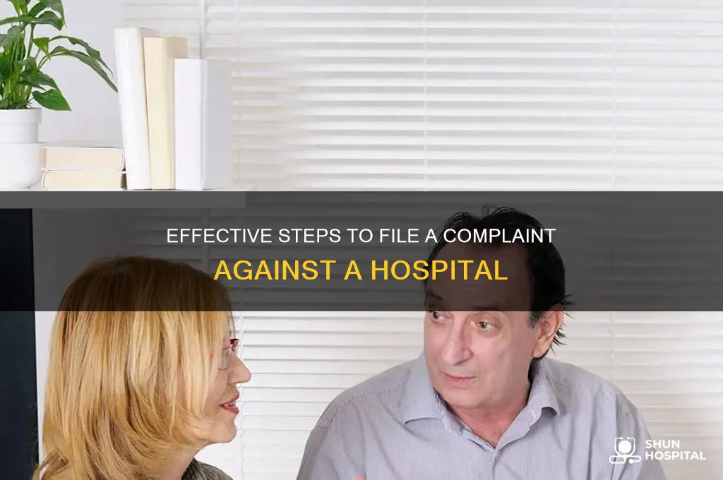 how to complaint against hospital
