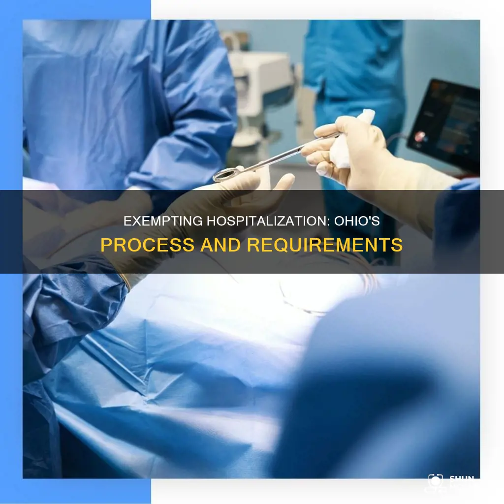 how to complete an ohio hospital exemption