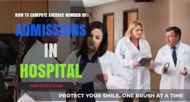 Calculating Hospital Admissions: A Step-by-Step Guide to Finding the Average