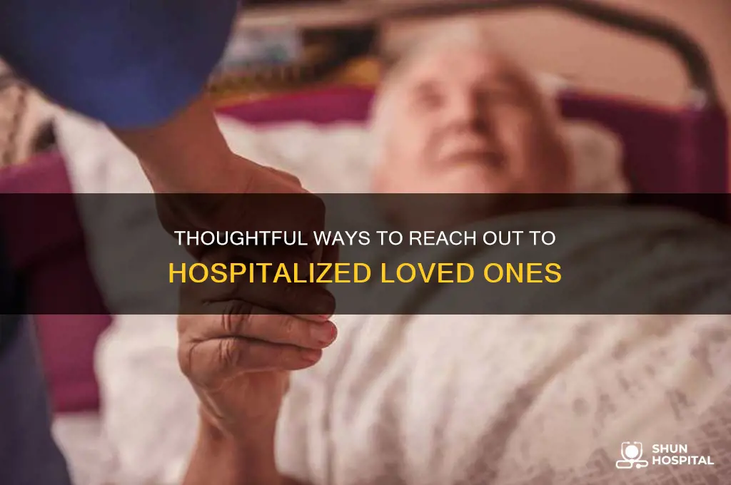 how to contact a person who has been hospitalized