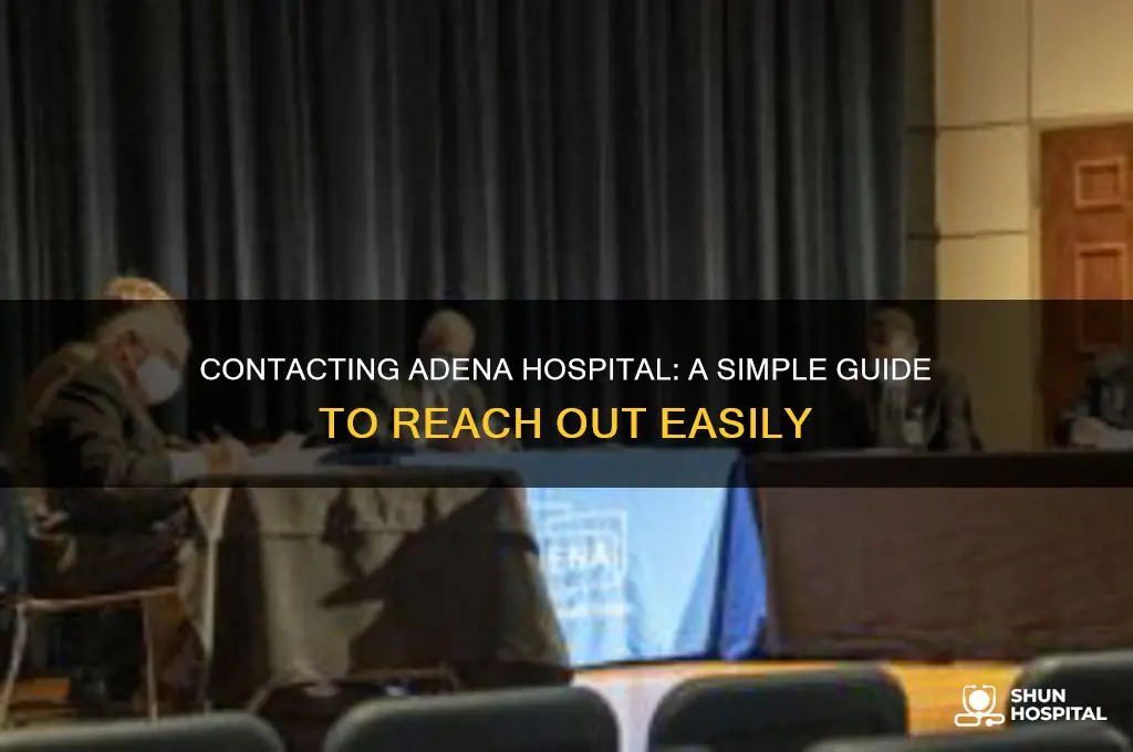 how to contact adena hospital