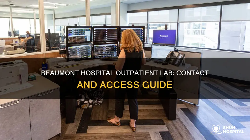 how to contact beaumont hospital outpatient lab
