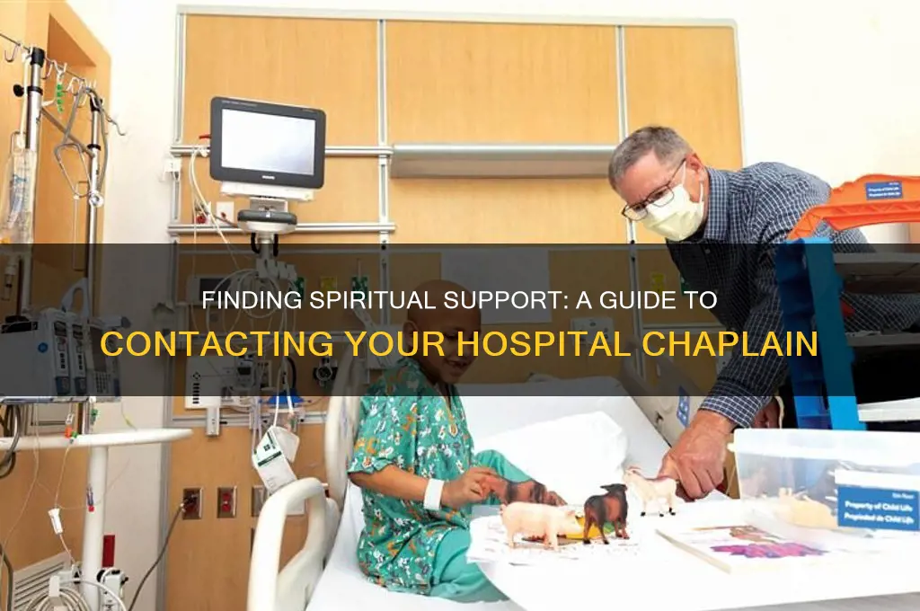 how to contact hospital chaplain