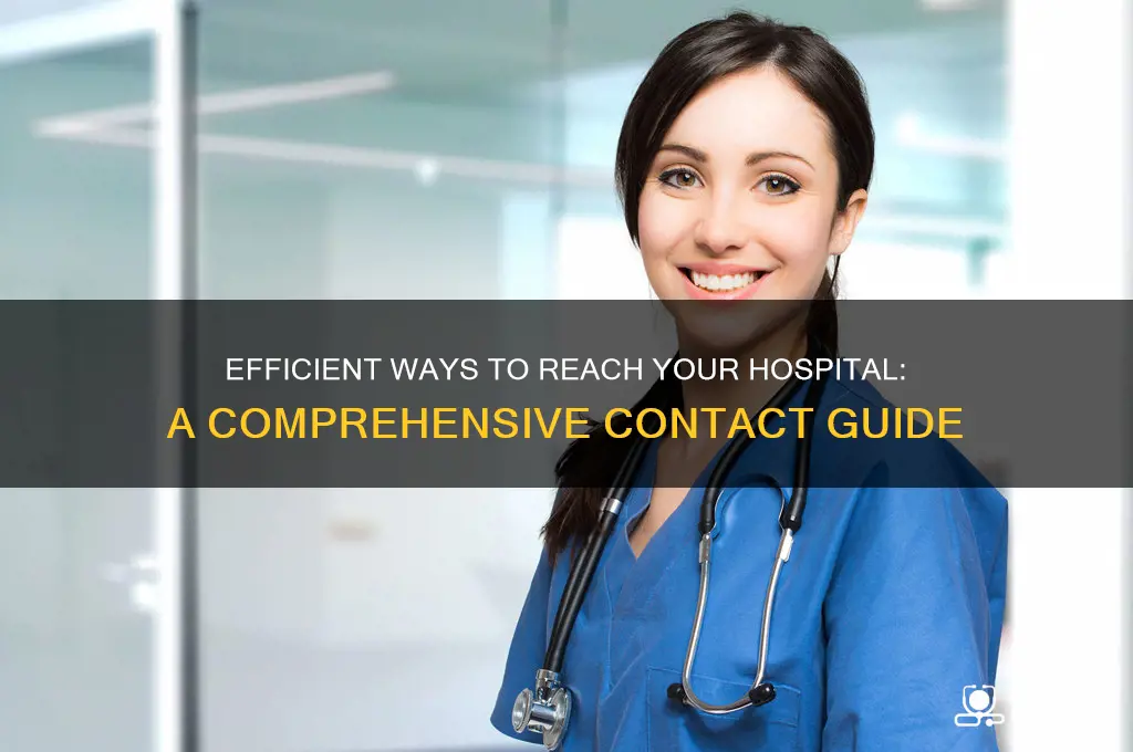 how to contact hospital