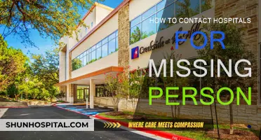 Finding Missing Persons: Contacting Hospitals Efficiently
