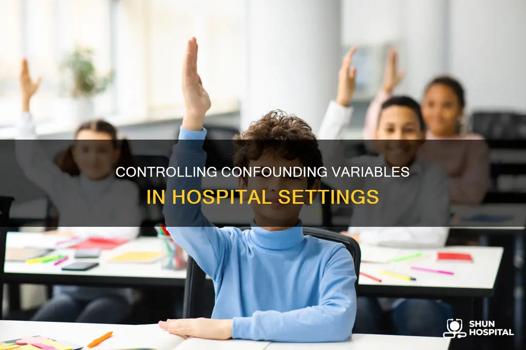 how to control confounding in a hospital