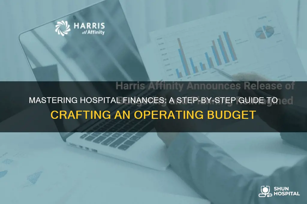 how to create an operating budget for a hospital