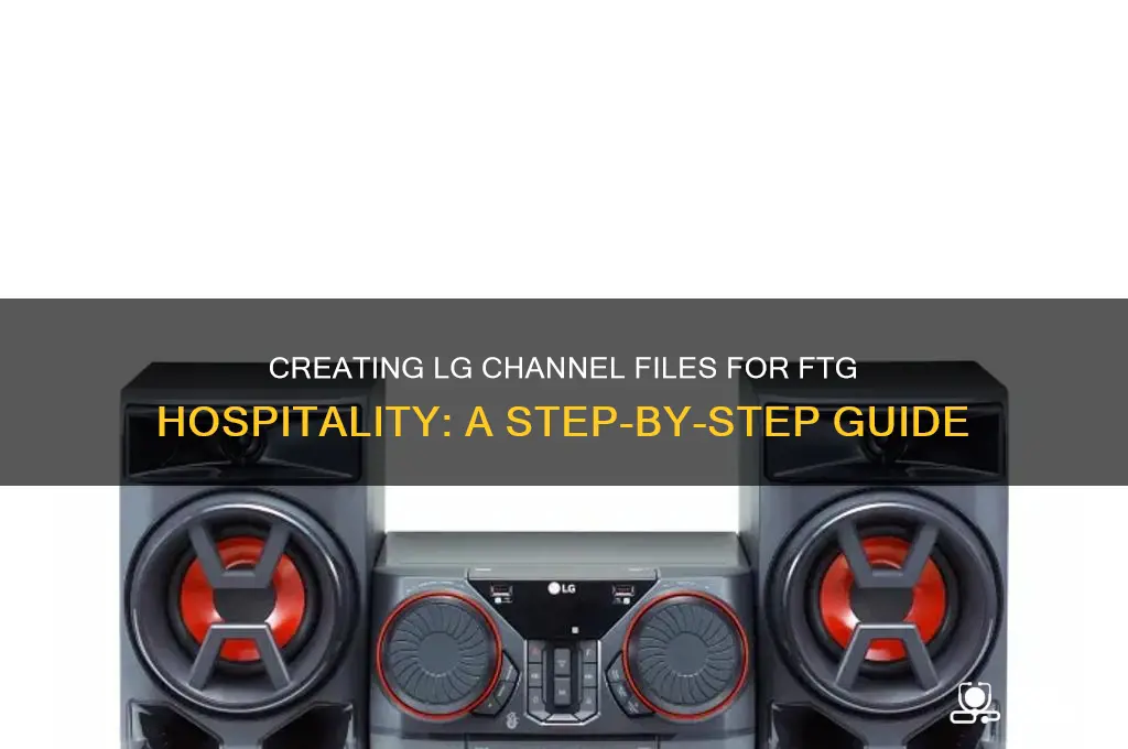 how to create lg channel file for ftg hospitality