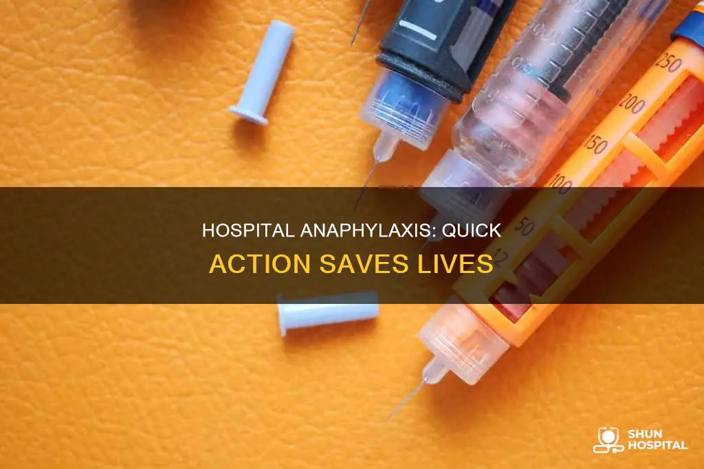 how to deal with anaphylaxis in hospital