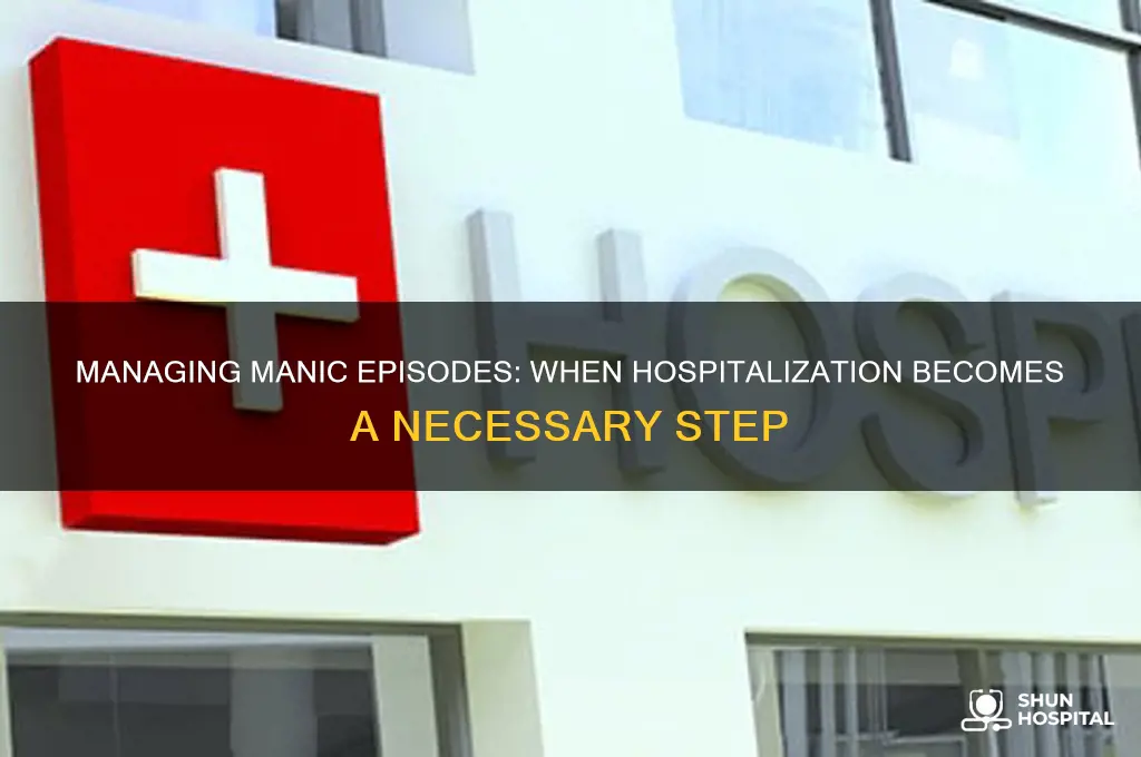 how to deal with manic needs to be hospitalized