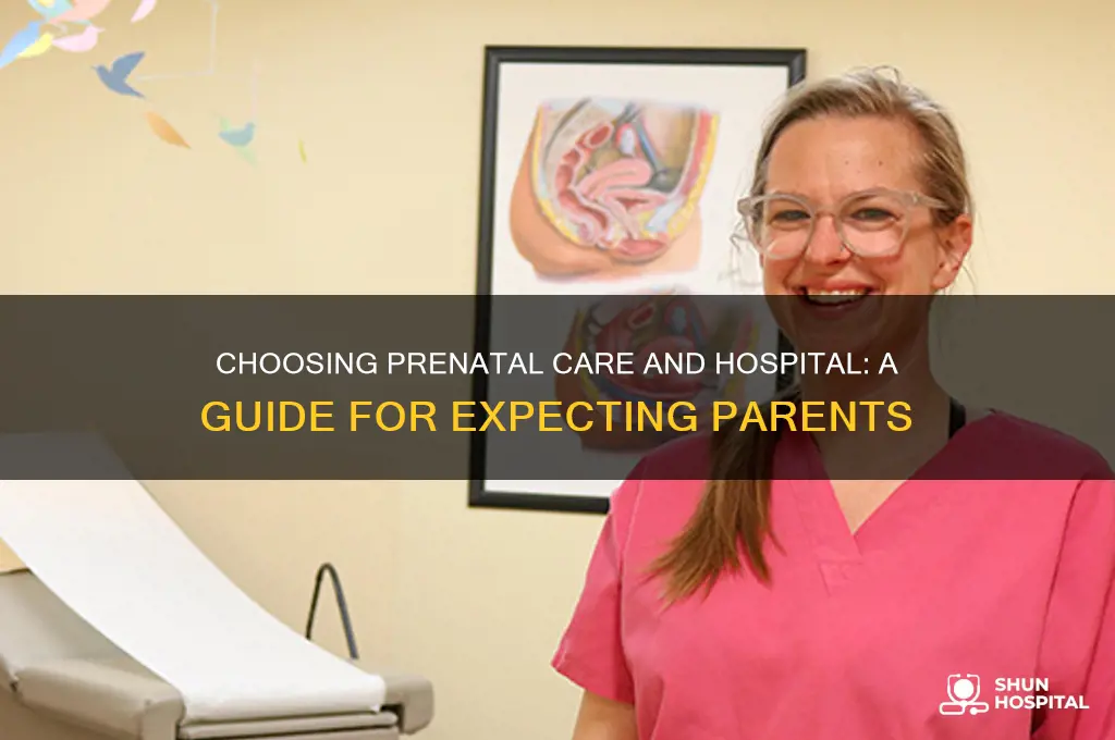 how to decideon pre natal care ad hospital when pregnant