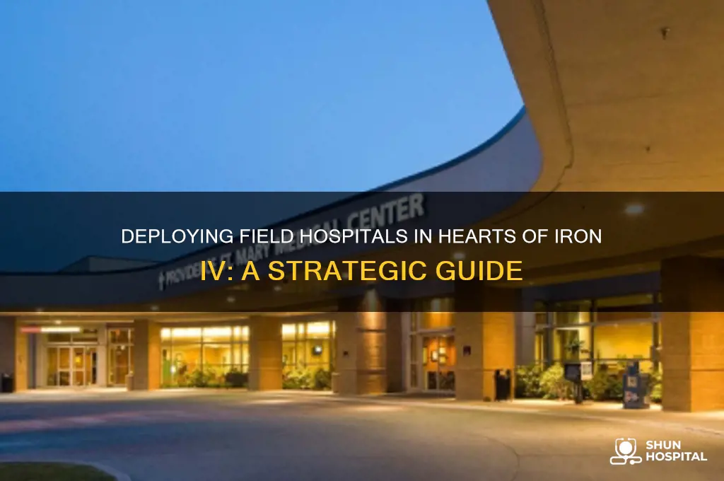 how to deploy field hospitals hearts of iron iv