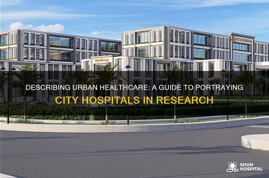 how to describe a city hospital in a research paper