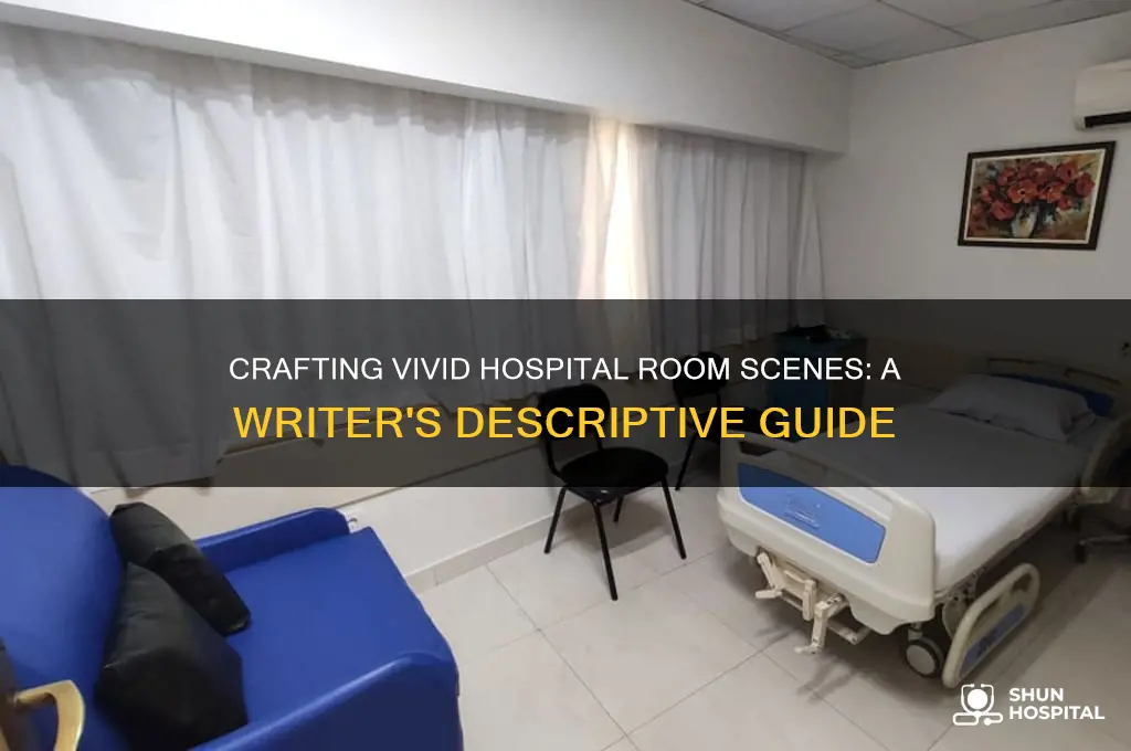 how to describe a hospital room in a story