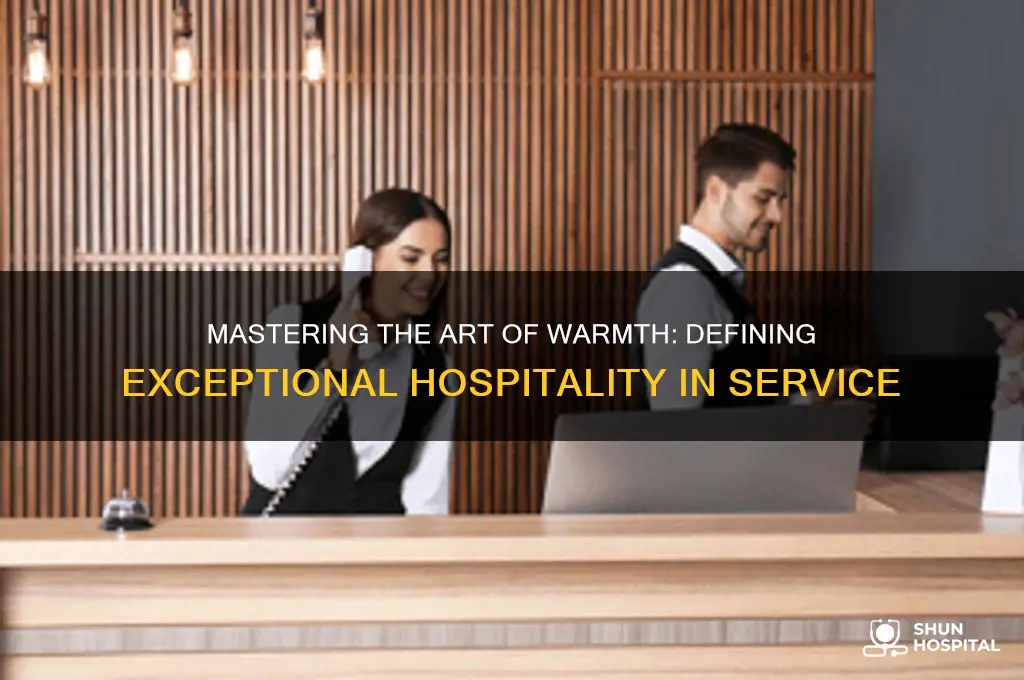 how to describe good hospitality