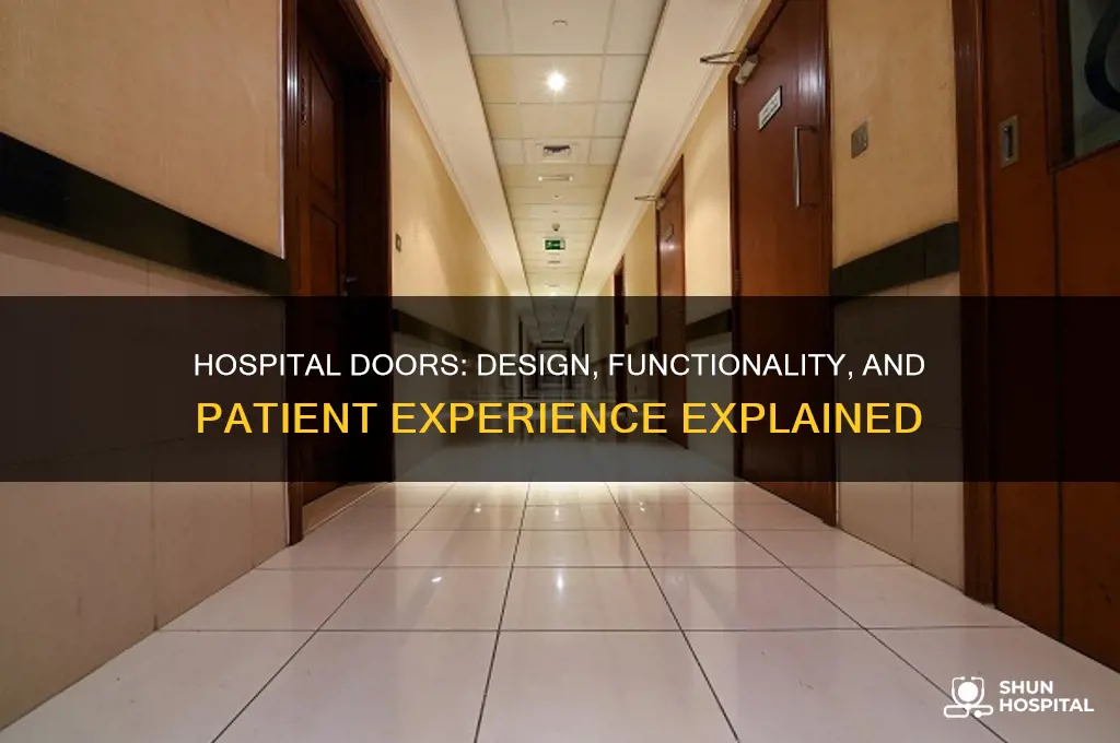 how to describe hospital doors