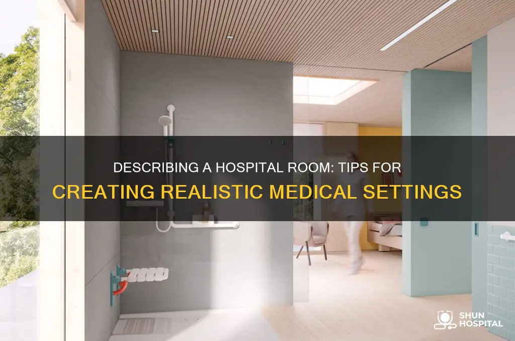 how to describe hospital room